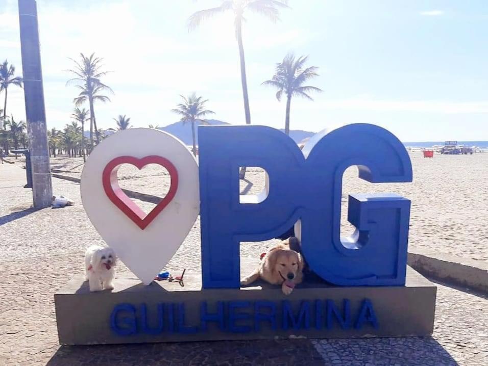 Lindo Apartamento Guilhermina - Edificio Frente Para O Mar Praia Grande  Exterior photo